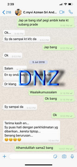 testimoni kereta sewa shah alam 1